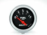 Auto Meter | 2516 2 1/16 Traditional Chrome - Fuel Level Gauge - Electric - 240 Ohm Empty / 33 Ohm Full