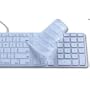 Rasfox KeyBoard Cover Skin for iMac/Mac Pro G5 Ultrathin - Color Clear