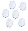 Biedermann & Sons 4-Inch Octagon-Shaped Beveled Mirror Plates, Set of 6