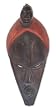Wood mask, 'Love One Another' Wood mask, 'Love One Another'
