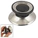 Cookware Parts Black Silver Tone Tempered Glass Pot Pan Lid Knob