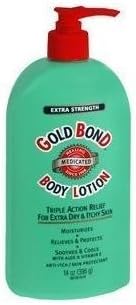 GOLD BOND LOTION EX-STRENGTH 14 OZ - Buy Packs and SAVE (Pack of 4)