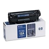 Print cartridge for laserjet 1012, 1020, 1022 ser, 3015, 3020, 3030 all-in-one / HEWQ2612A / Sold as 1 Each / Mfr Part # Q2612A