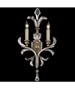 Fine Art Lamps Beveled Arcs 704850 Small Crystal 2-LT 120w (32"H x 17"W) Sconce Lighting in Silver
