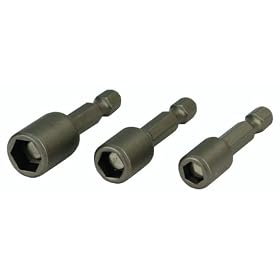 Nutsetter Power Bit 3Pc Set 7, 8,10mm X 55mm
