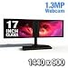2X 17IN Ws LCD 1400X900 500:1 Interview 700 8MS*REFER Direct Only