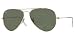 RAY BAN RB 3025 RB3025 L0205 ARISTA METAL GREEN LENS AVIATOR SUNGLASSES SHADES-58mm
