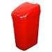 NST Nine Stars DZT-27-1R Infrared Touchless Automatic Motion Sensor Lid Open Trash Can, Red, 7.1-Gallon