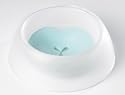 Drink better water bowl, Clear / White