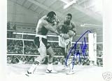 LARRY HOLMES AUTOGRAPHED BOXING AWESOME PHOTO DRILLING KEN NORTON (BOXING)