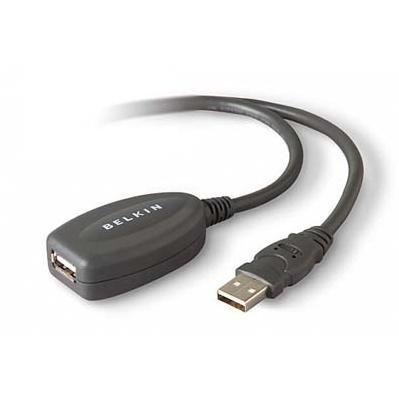 Belkin F3U130-16 USB Active Extension Cable (Black)