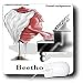 Londons Times Funny Music Cartoons - Beethoven - Mouse Pads Image
