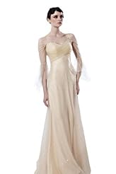 Chiffon/Taffeta/Tulle  Short Sleeves Lace Crystals Crystal Beaded Applique  Ball Gown Evening Dress/Quinceanera Dress 