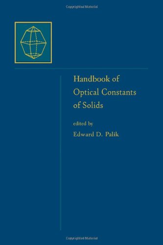 Handbook of Optical Constants of Solids, Five-Volume Set: Foreword to the Set: Subject Index & Contributor Index; Handbook of Optical Constants of ... Subject Indices for Volumes I, II, and III