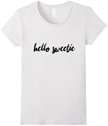 Hello Sweetie T Shirt - Female Medium - White