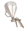 Pro-Grade Air Texture Spray Gun - Large Capacity Aluminum Hopper