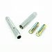 Silver Dimple Finish Green Laser Pointer Astronomy and Military Grade With Double Bonus Micro L.E.D. Flashlight and Blue Microfiber Optical Cloth