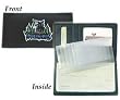 Minnesota Timberwolves Embroidered Leather Checkbook Cover - Basketball Sports Merchandise