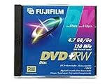 FUJIFILM - DVD+RW - 4.7 GB - jewel case - storage media