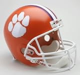 Clemson Tigers Riddell Deluxe Replica Helmet - College Athletics Sports Merchandise