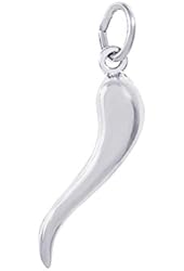 Rembrandt Sterling Silver Italian Horn Charm