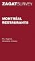 Montreal Restaurants Pocket Guide (Zagat Survey)