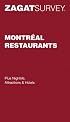Montreal Restaurants Pocket Guide (Zagat Survey)