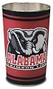 Alabama Crimson Tide ( University Of ) NCAA 15" Inches Metal Trash Can/Waste Basket