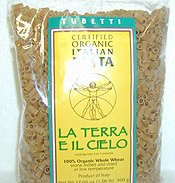 La Terra Il Cielo Organic -Whole wheat pasta Tubettini 1lb.
