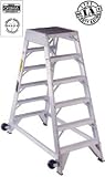 Louisville Master AM1008 8-ft Extra Heavy Duty Aluminum Twin Front Ladder