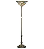 68.5H Tiffany Rosebush Torchiere