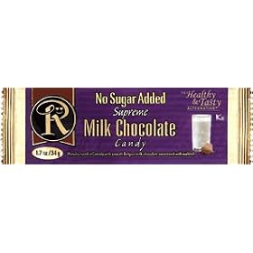 No Sugar Added Supreme (Milk Chocolate) Bar - Low Carb Chocolate From Ross Chocolates