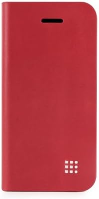 ForestGreen Oiled Pull-Up Genuine Leather with Micro Chamude Liner for iPhone 5 and iPhone 5s - Retail Packaging - Dark Red