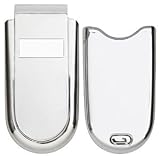 Chrome - Motorola V180/ V186 Faceplate Cell Phone Cover - V180/ V186 Cell Phone Front Cover and Battery Door Cover Hard Face plate