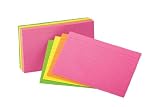 Oxford 3X5 Glow Index Cards, Ruled, Assorted Colors, 300 Count (81300)