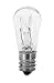 6 Watt S6 Miniature Light Bulb / Candelabra Base, S-6 Shape / 24 Volts / 6S6