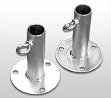 Texan FP138 4-1/2 x 4-1/2 Foot Pad (For use w/1-3/8 tubing)