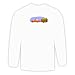 Long Sleeve T-shirt with travel, trip, car, pet, dog, vacation Large White