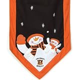 Cincinnati Bengals 72"x15" Snowman Table Runner Plush