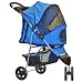 Classic Blue 3 Wheel Pet Stroller