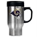 St. Louis Rams NFL 16oz Stainless Steel Travel Mug - Primary Logo