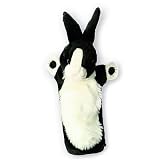 from The Puppet Company The Puppet Company Long-Sleeved Glove Puppets Rabbit (Black & White) Model PC006004