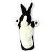 The Puppet Company Long-Sleeved Glove Puppets Rabbit (Black & White)