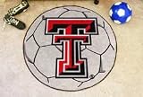 NCAA TEXAS TECH RED RAIDERS SOCCER SHAPED DOOR MAT RUG