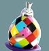Sugar-Salt Shaker / Dispenser - Colorful Squares by Pylones Paris