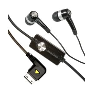 Samsung Hands-free Stereo Soft-Gel Headset for Samsung R200 R500 R610 A517 A737 A747 i617 T409 T439 T539 T639 T729 T819 A513 A523 M510 M520 [Sealed Sony Ericsson Retail Packaging]