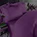 1200 Thread Count TWIN Size EXTRA LONG, Egyptian Quality 3pc Bed Sheet Set, Deep Pocket, EGGPLANT