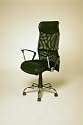 DESIGN EXECUTIVE CHAIR MESH/LEATHER office stool C47 black