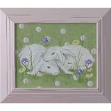 Bunny Rabbit Artwork With Pink Frame Color