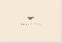 Gold Butterfly: Thank You Notes (Note Card Series)